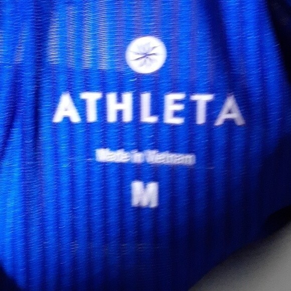 Athleta running top yoga blue shirt m medium a athletic athleisure womens - Picture 4 of 4